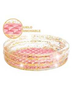 Piscina Hinchable Infantil Rosa con Purpurina - Distria 2