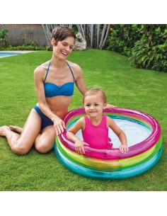 Piscina hinchable 3 aros transparente | Hinchables Intex 2