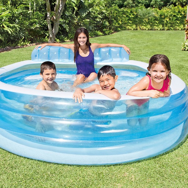 Piscina hinchable Intex con sillón incorporado | Distria