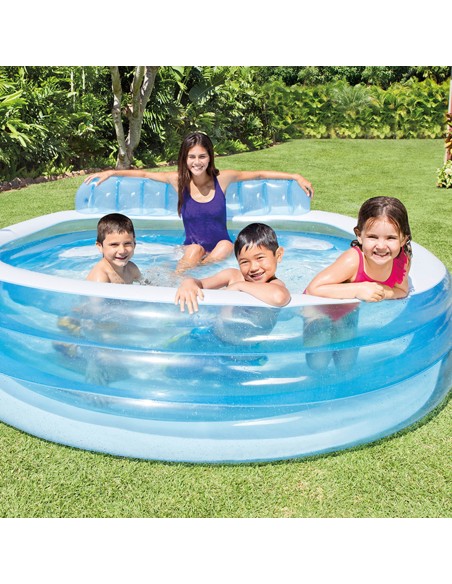 Piscina hinchable Intex con sillón incorporado | Distria