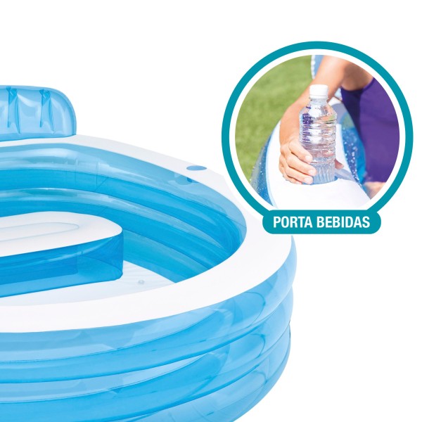 Piscina hinchable Intex con sillón incorporado | Distria