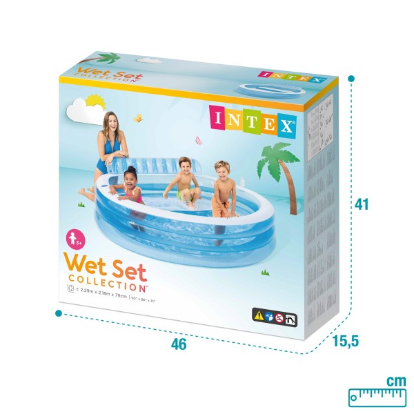Piscina hinchable Intex con sillón incorporado | Distria