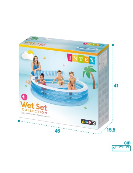 Piscina hinchable Intex con sillón incorporado | Distria