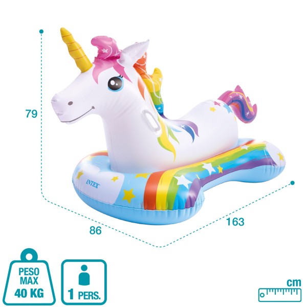 Colchoneta hinchable unicornio INTEX | Distria