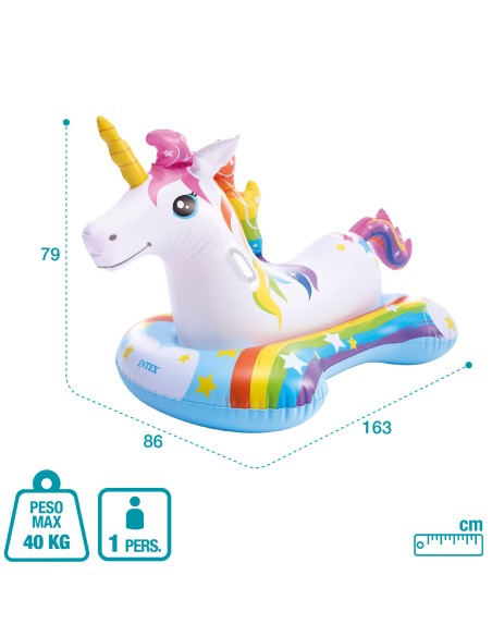Colchoneta hinchable unicornio INTEX | Distria