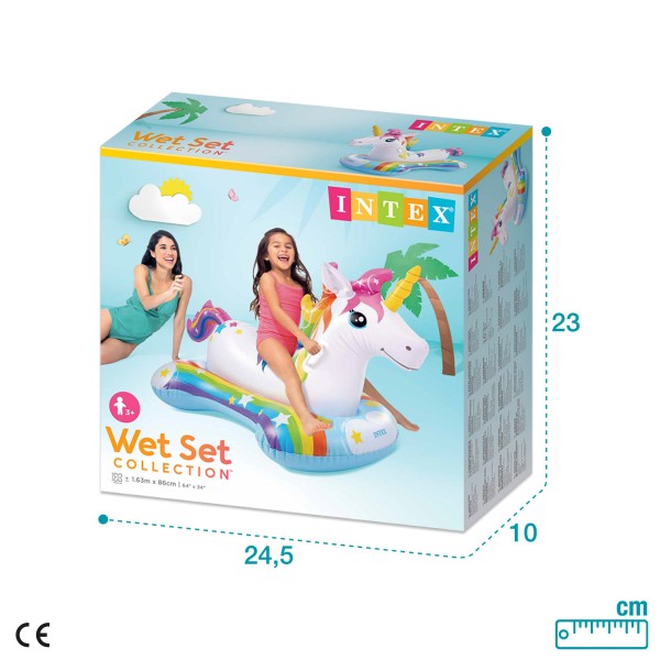 Colchoneta hinchable unicornio INTEX | Distria