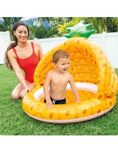 Piscina hinchable con toldo piña para niños | Distria 2