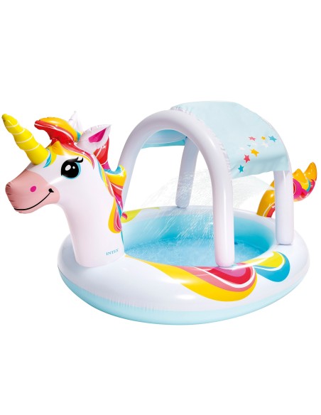Piscina unicornio con ducha y toldo INTEX | Distria