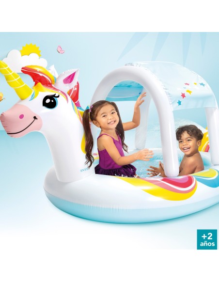 Piscina unicornio con ducha y toldo INTEX | Distria