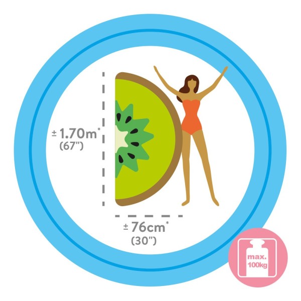 Colchoneta hinchable con forma de kiwi | Hinchables Intex