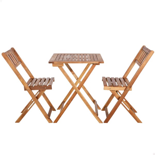 Sillas y mesa de madera para jardín | Distria