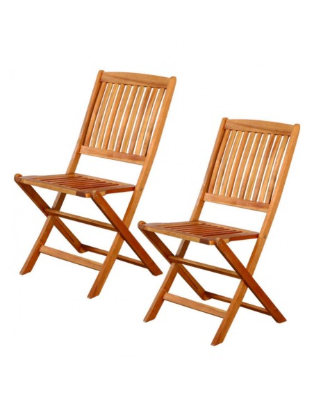 Sillas de madera para exterior Aktive Garden | Distria