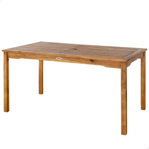 Mesa rectangular madera sostenible para jardín | Distria