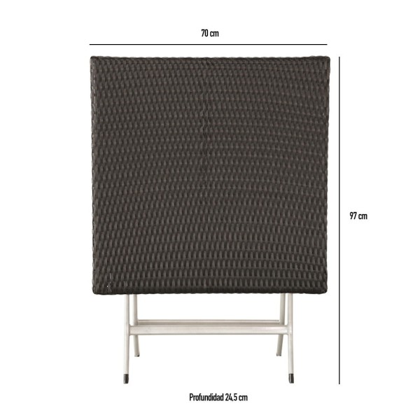 Conjunto jardín - Mesa y sillas para exterior - Distria