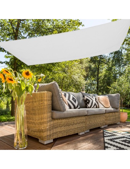 Toldo vela rectangular | Protección solar UV 50 | Distria