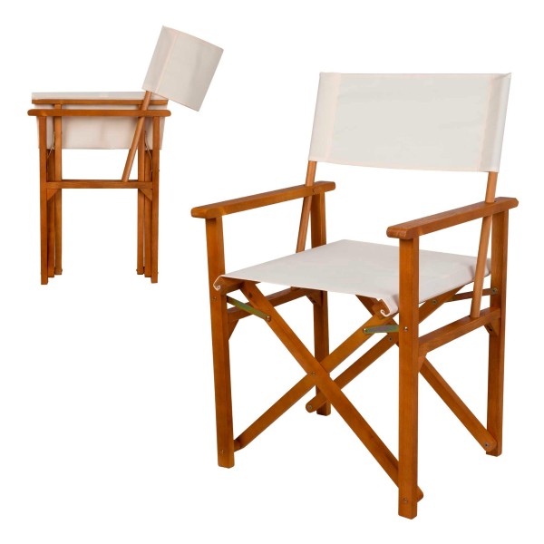 Silla plegable director madera Aktive Garden | Distria