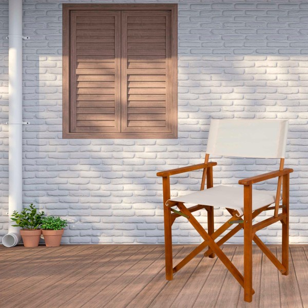 Silla plegable director madera Aktive Garden | Distria
