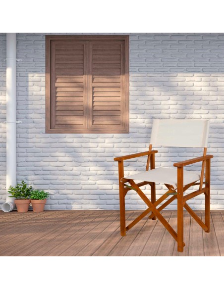 Silla plegable director madera Aktive Garden | Distria