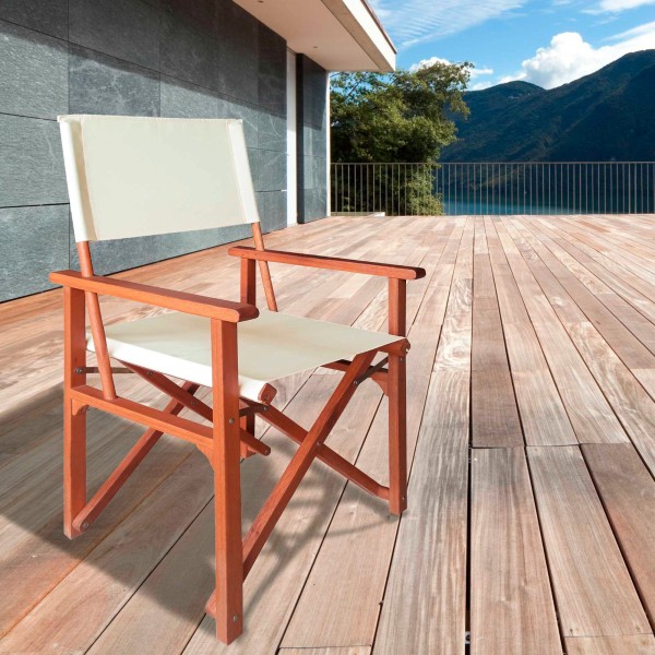 Silla plegable director madera Aktive Garden | Distria