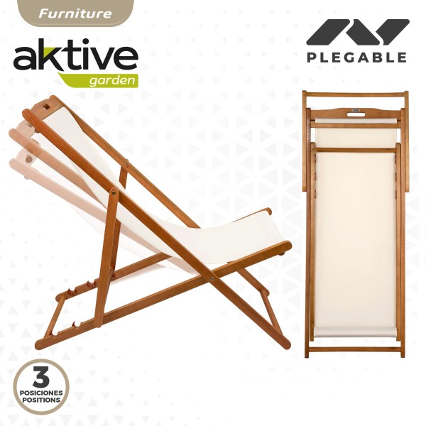 Hamaca Plegable Madera Acacia para jardín | Distria