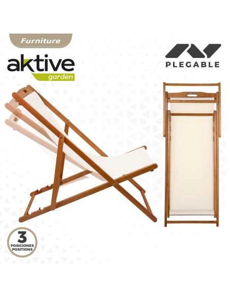 Hamaca Plegable Madera Acacia para jardín | Distria