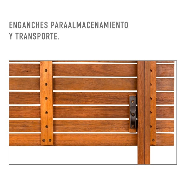 Mesa de jardín rectangular 6 comensales | Muebles de jardín