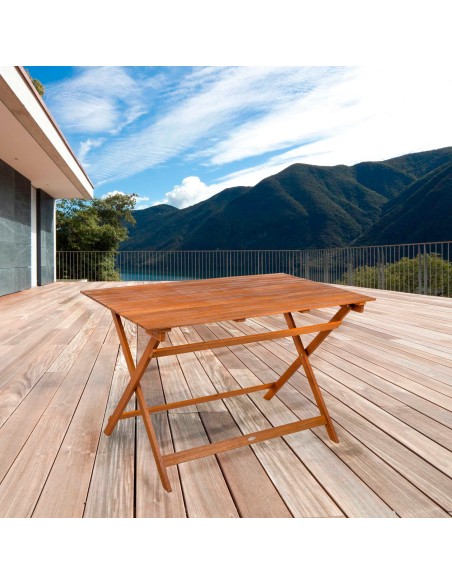 Mesa de jardín rectangular 6 comensales | Muebles de jardín