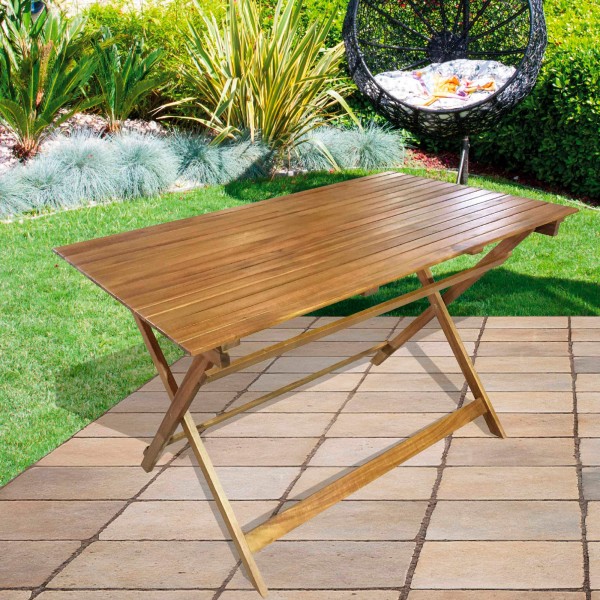Mesa de jardín rectangular 6 comensales | Muebles de jardín