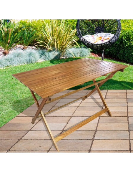 Mesa de jardín rectangular 6 comensales | Muebles de jardín