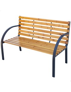 Banco de jardín de madera clara | Muebles de Jardín