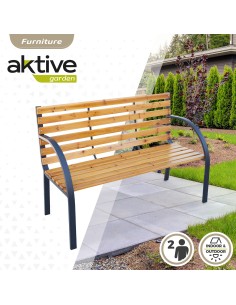 Banco de jardín de madera clara | Muebles de Jardín 2