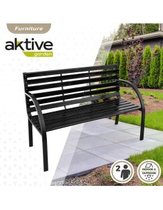 Banco de jardín de madera oscura | Muebles de Jardín 2