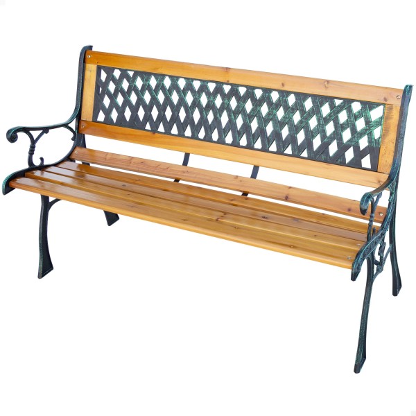 Banco de jardín de madera hierro | Muebles de Jardín