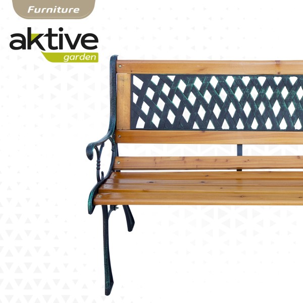 Banco de jardín de madera hierro | Muebles de Jardín