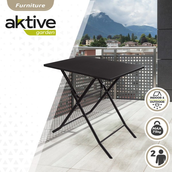 Mesa cuadrada plegable jardín Aktive | Mesas plegables Distria