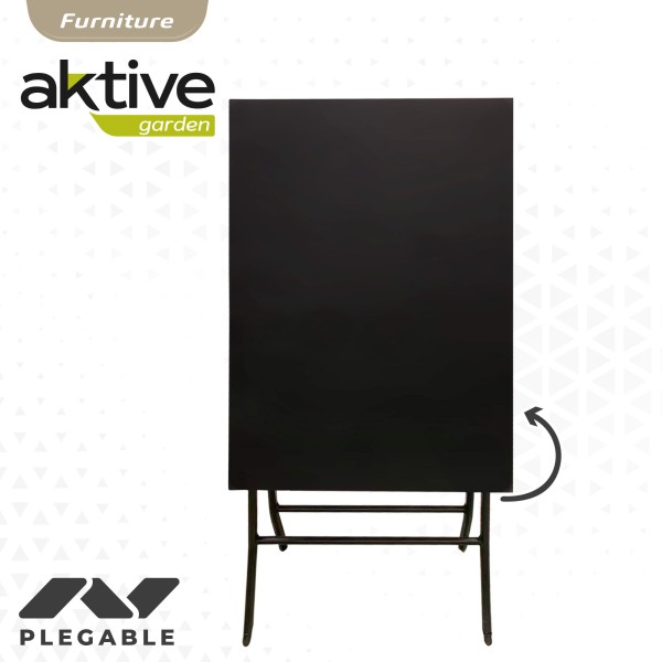 Mesa cuadrada plegable jardín Aktive | Mesas plegables Distria
