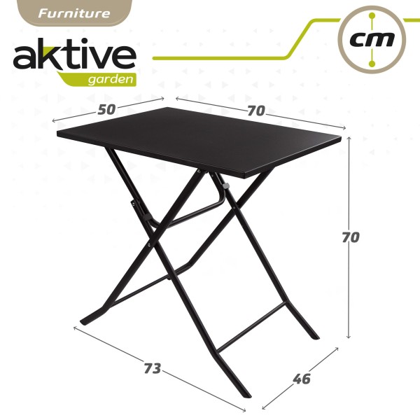 Mesa cuadrada plegable jardín Aktive | Mesas plegables Distria