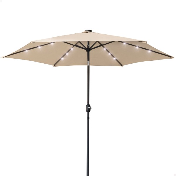 Sombrilla terraza Ø300 cm 18 LED | Parasoles