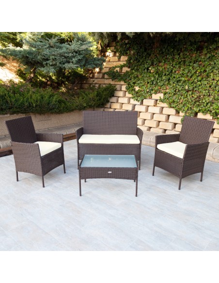 Muebles de jardín y terraza con mesita | Muebles de jardín