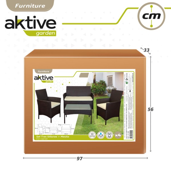 Muebles de jardín y terraza con mesita | Muebles de jardín
