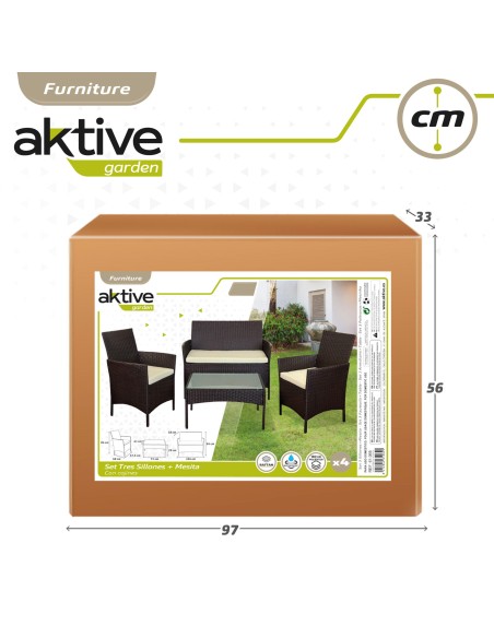 Muebles de jardín y terraza con mesita | Muebles de jardín