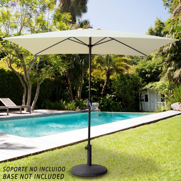 Parasol terraza inclinable 300x300 cm - Parasoles | Distria