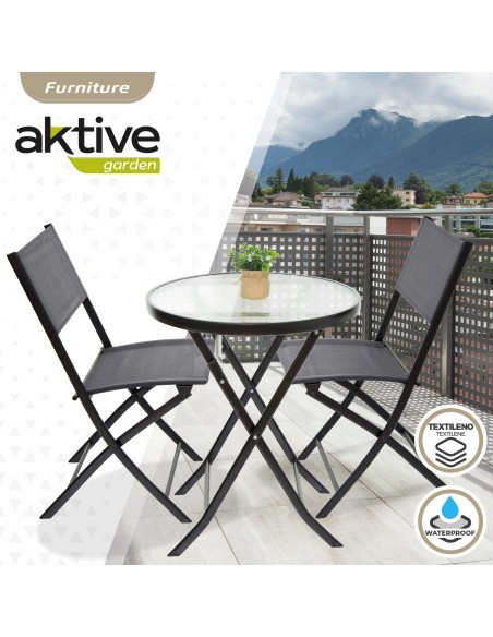 Conjunto muebles de terraza y balcón plegables | Distria