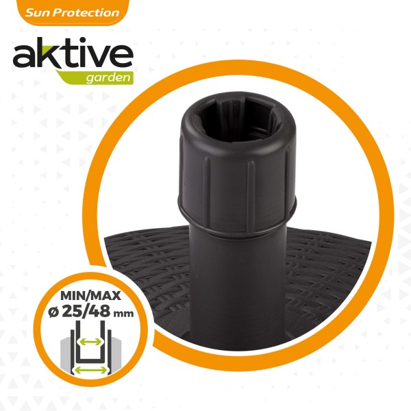 Base sombrilla circular Aktive 25-48 mm | Parasoles Distria