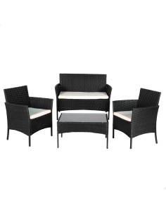 Conjunto muebles terraza rattan | Distria