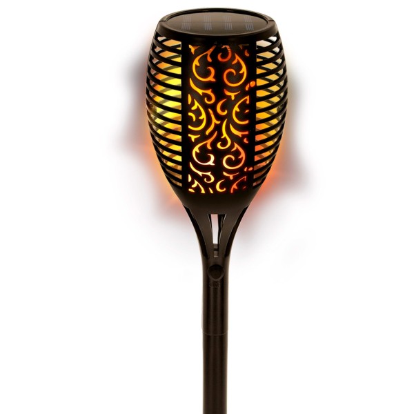 Antorcha solar luz LED efecto fuego Aktive | Distria