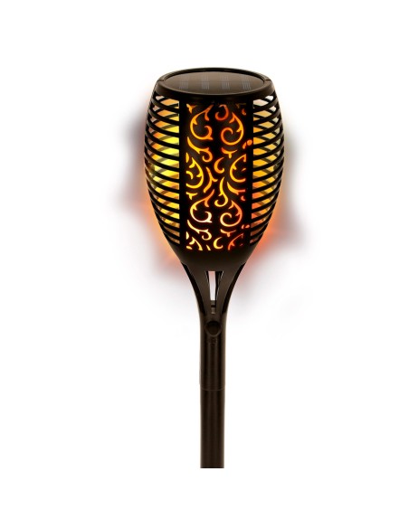 Antorcha solar luz LED efecto fuego Aktive | Distria