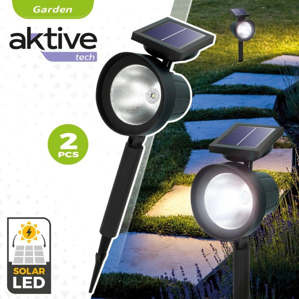 2 focos solares para exterior| Distria