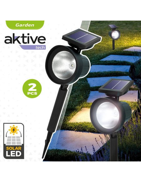 2 focos solares para exterior| Distria