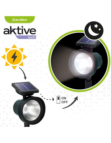 2 focos solares para exterior| Distria